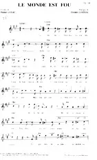 download the accordion score Le monde est fou in PDF format