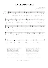 download the accordion score La grande folle (Valse Chantée) in PDF format