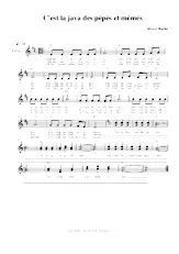 descargar la partitura para acordeón C'est la java des pépés et mémés en formato PDF