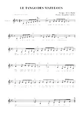 scarica la spartito per fisarmonica Le tango des matelots in formato PDF