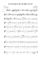 download the accordion score D'Aveyron ou de Bretagne (Valse) in PDF format