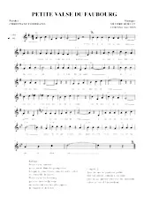 scarica la spartito per fisarmonica Petite valse du faubourg in formato PDF