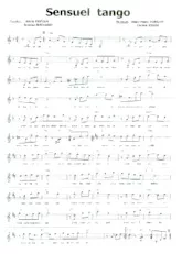 descargar la partitura para acordeón Sensuel Tango en formato PDF