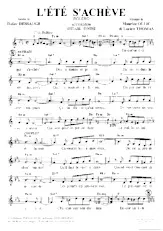 download the accordion score L'été s'achève (Boléro) in PDF format