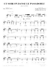 download the accordion score Ce soir on danse le paso doble in PDF format