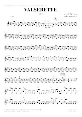 descargar la partitura para acordeón Valserette en formato PDF
