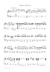 download the accordion score Johnny B Good in PDF format