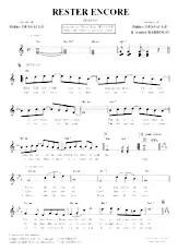 download the accordion score Rester encore (Boléro) in PDF format