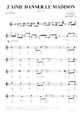 descargar la partitura para acordeón J'aime danser le madison en formato PDF