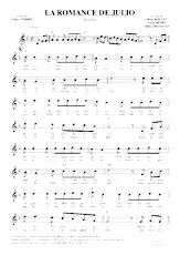 descargar la partitura para acordeón La romance de Julio (Boléro) en formato PDF