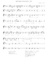 descargar la partitura para acordeón Rivers of Babylon (Relevé) en formato PDF