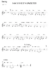 scarica la spartito per fisarmonica Sacco et Vanzetti (Swing) in formato PDF