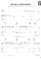 descargar la partitura para acordeón Les meilleurs ennemis en formato PDF