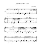 download the accordion score Je reviens chez nous in PDF format