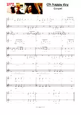 télécharger la partition d'accordéon Oh happy day au format PDF
