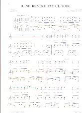 download the accordion score Il ne rentre pas ce soir in PDF format