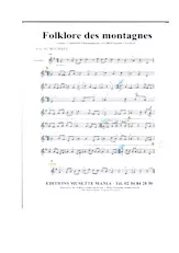 télécharger la partition d'accordéon Folklore des Montagnes (Valse Bourrée) au format PDF