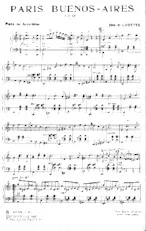 scarica la spartito per fisarmonica Paris Buenos Aires (Valse) in formato PDF