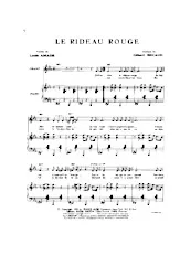 descargar la partitura para acordeón Le rideau rouge en formato PDF