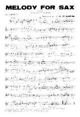 descargar la partitura para acordeón Melody for sax (Slow) en formato PDF
