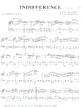 descargar la partitura para acordeón Indifférence (Valse Musette) en formato PDF