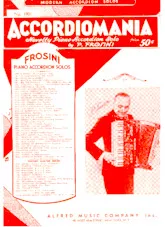 télécharger la partition d'accordéon Accordiomania au format PDF