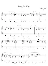 télécharger la partition d'accordéon Song for Guy (Piano) au format PDF