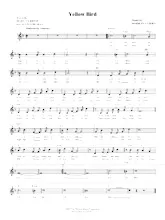 download the accordion score Yellow Bird in PDF format