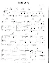 download the accordion score Printemps in PDF format