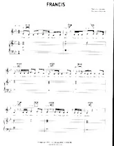 download the accordion score Francis in PDF format