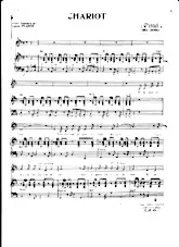 descargar la partitura para acordeón Chariot (Chant : Petula Clark) en formato PDF