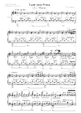 télécharger la partition d'accordéon Ave Maria (Tanti Anni Prima) (Piano) au format PDF