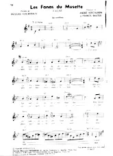 descargar la partitura para acordeón Les fanas du musette (Valse) en formato PDF