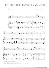 descargar la partitura para acordeón Les plus belles valses musette en formato PDF