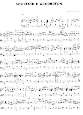 scarica la spartito per fisarmonica Souvenir d'accordéon (Valse Musette) in formato PDF