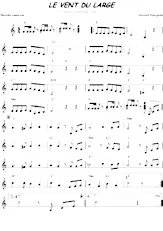 descargar la partitura para acordeón Le vent du large  (transposition) en formato PDF