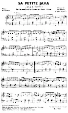 télécharger la partition d'accordéon Sa petite java (Sur les motifs de la chanson de Roger Vaysse) au format PDF
