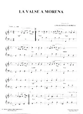 descargar la partitura para acordeón La valse à Morena en formato PDF