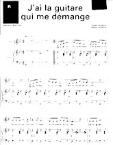 télécharger la partition d'accordéon J'ai la guitare qui me démange au format PDF