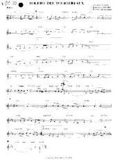 descargar la partitura para acordeón Boléro des tourtereaux en formato PDF