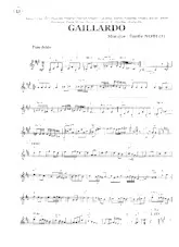 télécharger la partition d'accordéon Gaillardo (Paso Doble) au format PDF