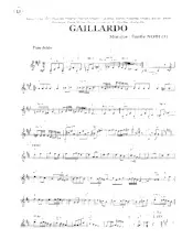 descargar la partitura para acordeón Gaillardo (Paso Doble) en formato PDF