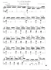 download the accordion score Le vol du bourdon in PDF format