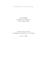 descargar la partitura para acordeón Songbook : 15 Scores Compiled and prepared by Jovino Santos Neto en formato PDF