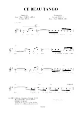 descargar la partitura para acordeón Ce beau tango en formato PDF