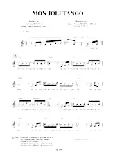 télécharger la partition d'accordéon Mon joli tango au format PDF
