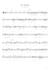 descargar la partitura para acordeón Le miroir (Transcription) en formato PDF