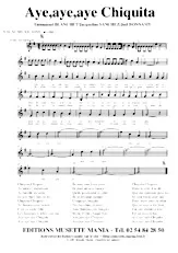 descargar la partitura para acordeón Aye aye aye Chiquita (Valse Mexicaine) en formato PDF