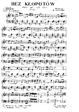 scarica la spartito per fisarmonica Bez Klopotow (Polka des sans souci) in formato PDF