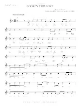 download the accordion score Lookin For Love in PDF format